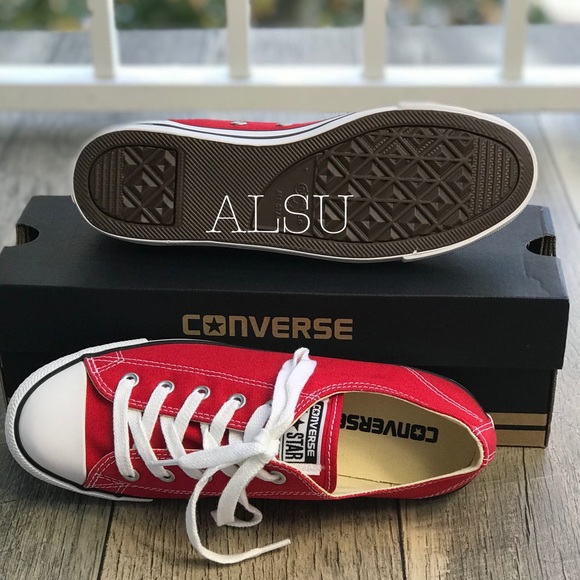 NWT Converse Ctas Dainty OX Varsity Red W AUTHENTI - Picture 5 of 8